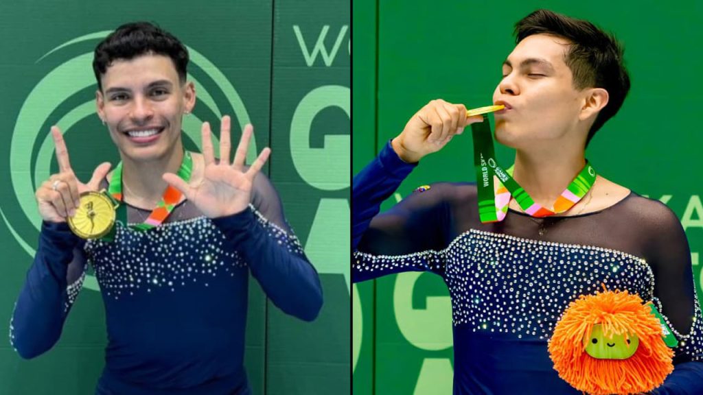 Carreño y Folleco logran oro mundial en patinaje artístico
