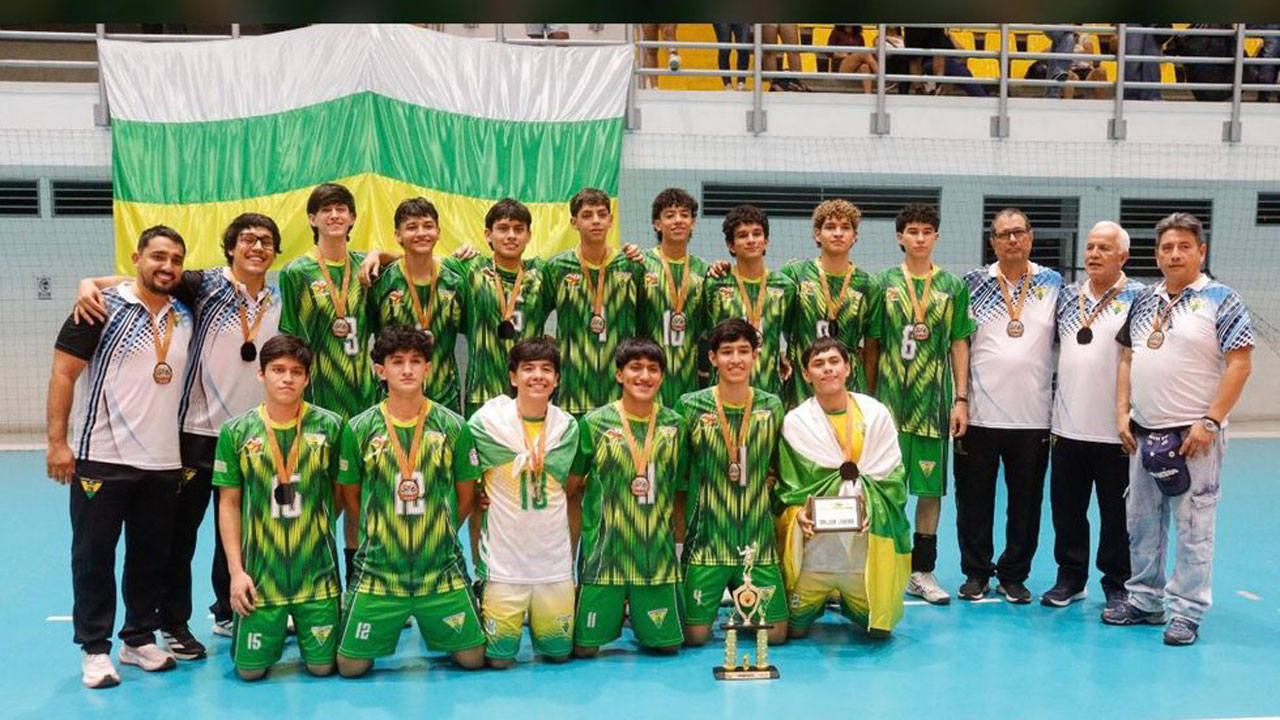 Huila logra el bronce en el Nacional Sub-17 de Voleibol