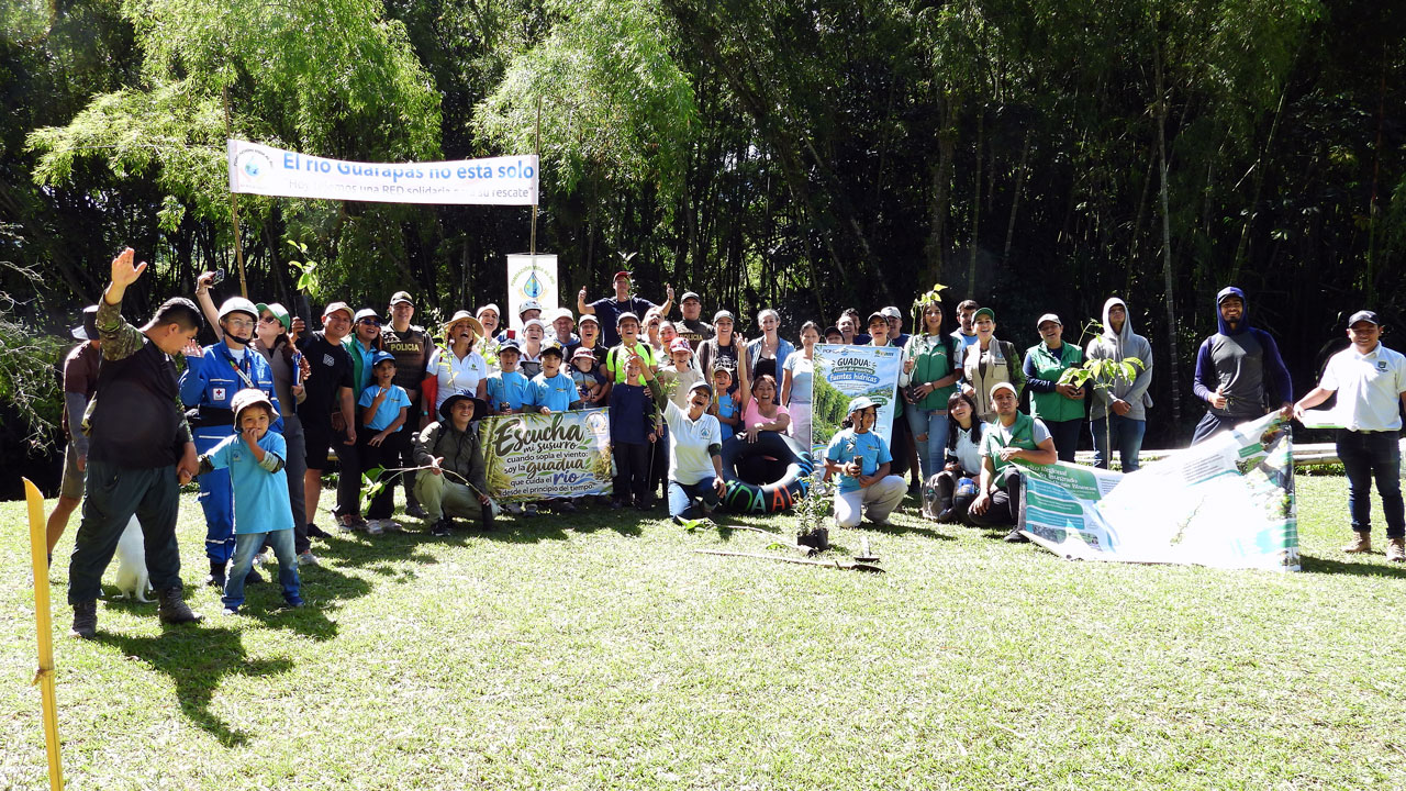 Las comunidades ribereñas del río Guarapas, deben asumir un mayor compromiso por su conservación